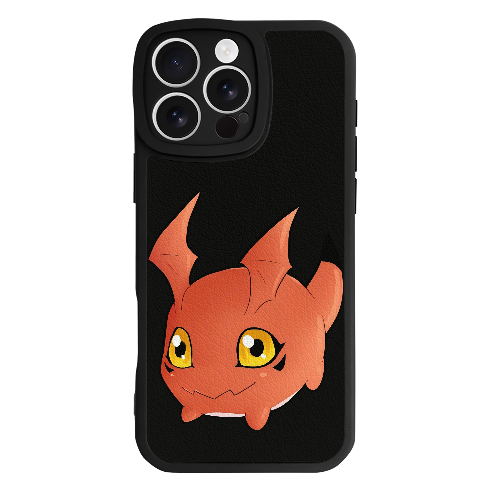 （画像用） Digimon デジタルモンスター/デジモン 【iPhone 16シリーズ対応】シリコンスマホケース（レザー調） 材質：シリコン